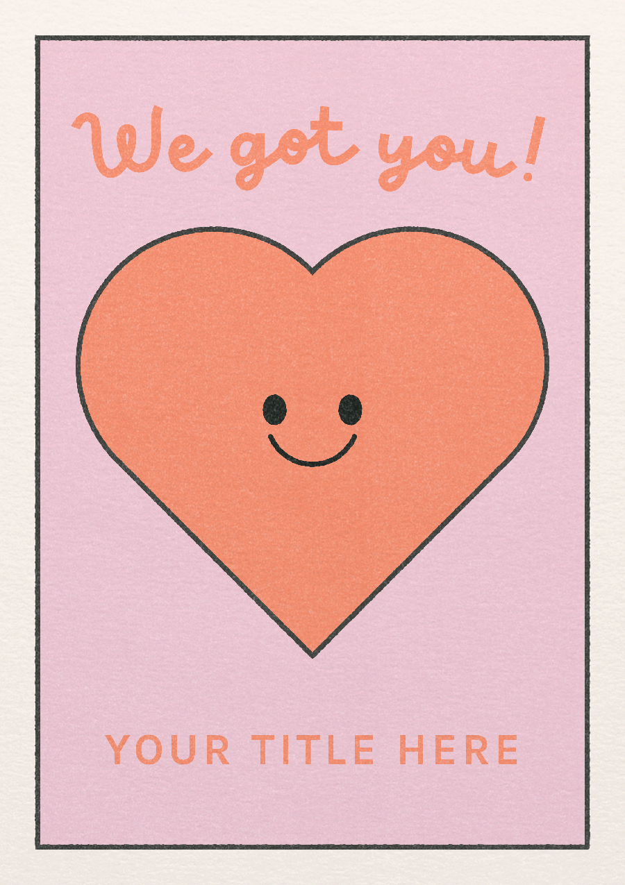 Personalise Card