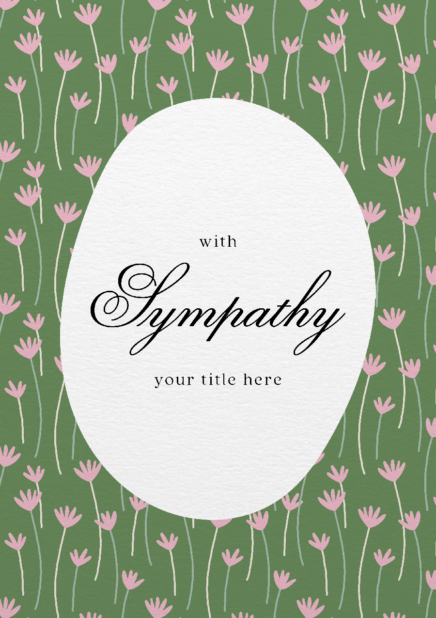 Personalise Card